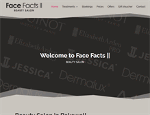 Tablet Screenshot of facefactsbakewell.co.uk